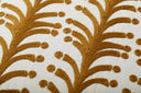 Cojín Cuadrado Mustard & White