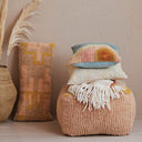 Cojín Lumbar Lana Tufted & Yellow