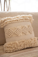 Cojín Macramé Rombos