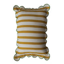 Cojín Rectangular Rayas Amarillas & Waves
