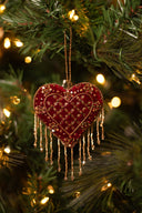 Colgante Corazón Velvet & Canutillos