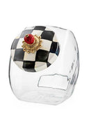 Sweets Jar with Courtly Check Enamel Lid