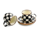Courtly Check Espresso Cup & Saucer Set