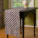 Courtly Check &amp; Stripe Table Runner