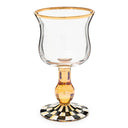Courtly Check Wine Glass New