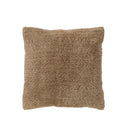 Cojin Cuadrado Peluche Mustard