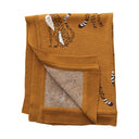 Manta Algodón Cheetah Naranja