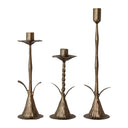 Candelabro Flor Gold 23x8 Cm