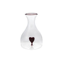 Jarra decanter Corazón Grande en vidrio – vista 2
