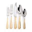 Gold Check Flatware