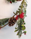 Guirnalda Snow Pine Berry – vista 3