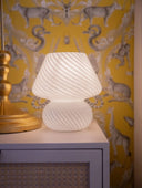 Lámpara De Mesa Espiral White