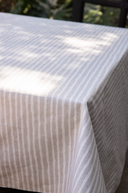Mantel Lineas Handmade Beige
