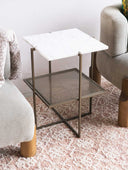 Mesa Auxiliar Olivia Brass