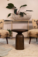 Mesa Auxiliar Odessa Aged Brass