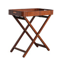 Mesa Auxiliar Plegable Cuero