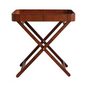 Mesa Auxiliar Plegable Cuero