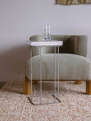 Mesa Auxiliar Vidrio Grey