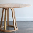 Mesa Comedor Redonda Madera Mango