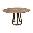 Mesa Comedor Redonda Madera Mango