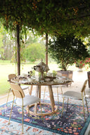Mesa Comedor Redonda Madera Mango