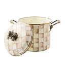 Mocha Check 7 Quart Stockpot – vista 3
