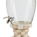 Mocha Check Beverage Hostess