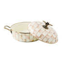 Mocha Check 5 Quart Casserole