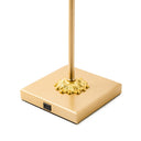 Mocha Check Led Rechargeable Cafe Table Lamp