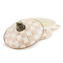 Mocha Check Medium Casserbole