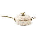 Mocha Check 3 Quart Saute Pan – vista 3