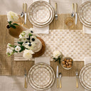 Mocha Check Table Runner
