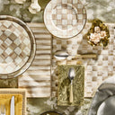 Mocha Check Table Runner