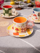 Mug Flower Mushroom Pink