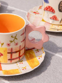 Mug Flower Mushroom Pink