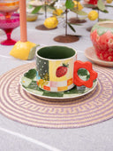 Mug Flower Strawberry