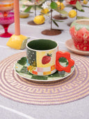 Mug Flower Strawberry