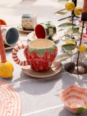 Mug Plato Strawberry