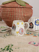 Mug Blue Flowers Yellow