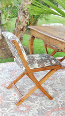 Silla Comedor Plegable Floral