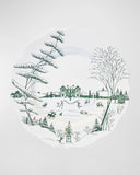Plato Base Muñeco De Nieve