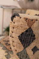 Poltrona Jute Tejida Geometric