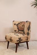 Poltrona Jute Tejida Geometric
