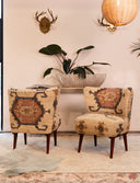 Poltrona Jute Tejida Geometric