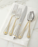 Set x5 Cubiertos Silver & Gold