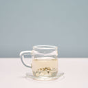 Set Mug y Plato Vidrio Leopardo