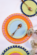 Set x 4 Platos Postre Color Cake