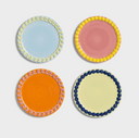 Set x 4 Platos Postre Color Cake