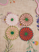 Set x4 Portavasos Tejidos Flor