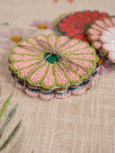 Set x4 Portavasos Tejidos Flor